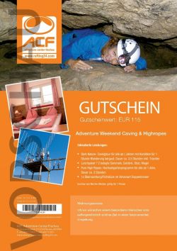 Adventure Weekend Caving & Highropes